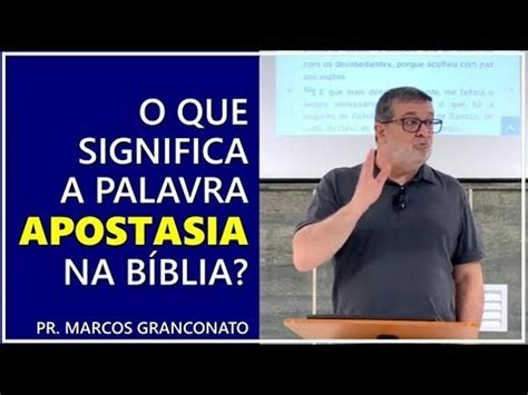 palavra apostasia na bíblia